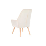 Armchair DKD Home Decor Cream Natural 65 x 75 x 96 cm-1