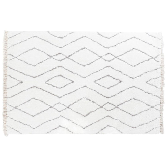 Carpet DKD Home Decor White Grey 200 x 290 x 1,5 cm-0