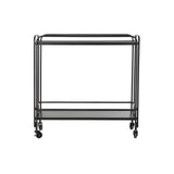 Console DKD Home Decor Crystal Black Metal (80 x 28 x 80,5 cm)-1