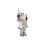 Christmas bauble DKD Home Decor Father Christmas Grey PVC Wood 60 x 50 x 124 cm-0