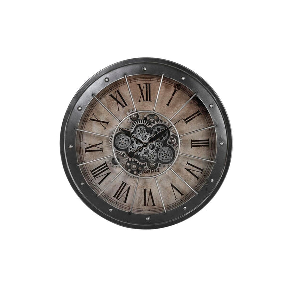 Wall Clock DKD Home Decor Gears Black Copper Iron 80 x 8 x 80 cm-0
