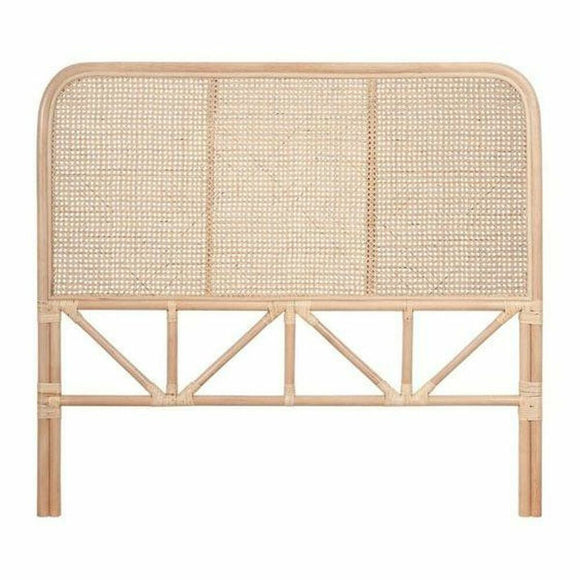 Headboard DKD Home Decor Natural Rattan 178 x 4 x 128 cm-0