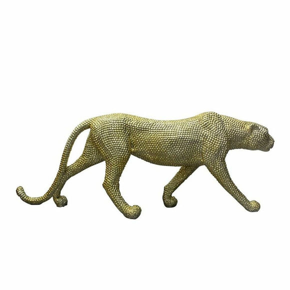 Decorative Figure DKD Home Decor Golden Leopard 120 x 23 x 44 cm-0