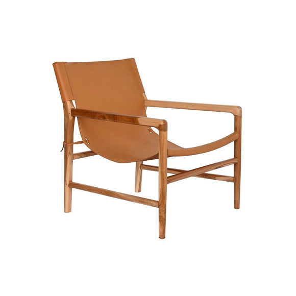Chair DKD Home Decor Camel Light brown 66 x 73 x 77 cm-0