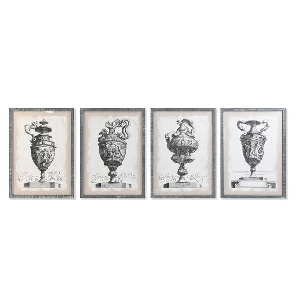 Painting DKD Home Decor Vase 50 x 2 x 70 cm Neoclassical (4 Pieces)-0