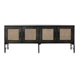 Sideboard DKD Home Decor   Brown Rattan Mango wood 155 x 40 x 61,5 cm-2