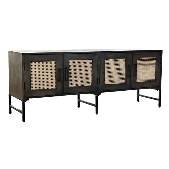 Sideboard DKD Home Decor   Brown Rattan Mango wood 155 x 40 x 61,5 cm-0