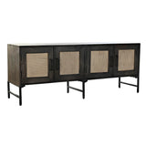 Sideboard DKD Home Decor   Brown Rattan Mango wood 155 x 40 x 61,5 cm-0