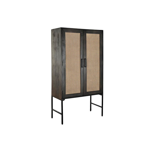 Sideboard DKD Home Decor Wood Mango wood Brown Black 85 x 40 x 162,5 cm-0