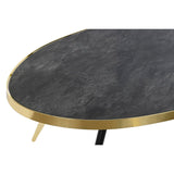 Centre Table DKD Home Decor Black Golden Crystal Steel 110 x 50 x 41,5 cm-1