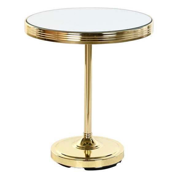 Side table DKD Home Decor Mirror Golden Brass (42,5 x 42,5 x 49 cm)-0