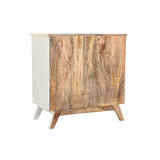 Chest of drawers DKD Home Decor Metal White Colonial Dark brown Mango wood (72 x 50 x 75 cm)-4