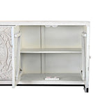 Sideboard DKD Home Decor   White Metal Mango wood 150 x 38 x 80 cm-7