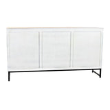 Sideboard DKD Home Decor   White Metal Mango wood 150 x 38 x 80 cm-3