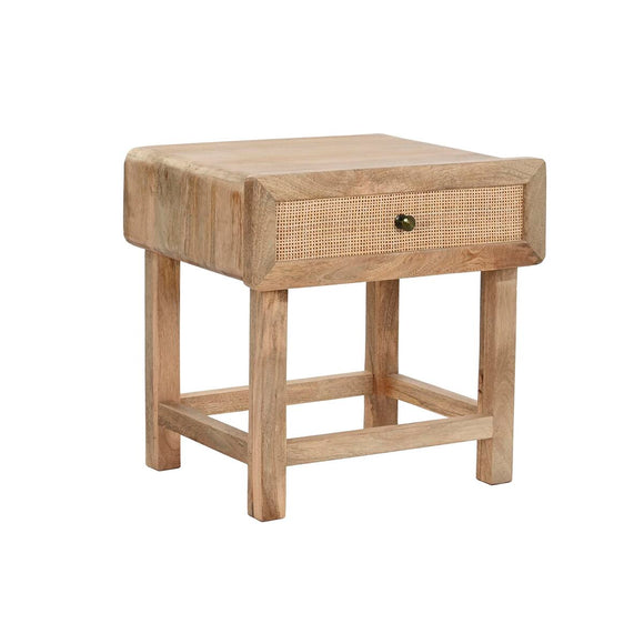 Nightstand DKD Home Decor Brown Natural Mango wood 50 x 40 x 50 cm-0