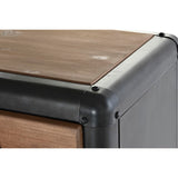 Chest of drawers DKD Home Decor Brown Black Metal Fir Loft 114 x 42 x 96 cm-1