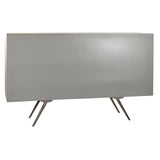 Sideboard DKD Home Decor White Grey Golden Metal Mango wood 152 x 43 x 84 cm-1