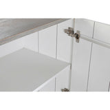 Sideboard DKD Home Decor White Grey Golden Metal Mango wood 152 x 43 x 84 cm-3