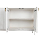 Sideboard DKD Home Decor Metal White Mango wood (152 x 40 x 77 cm)-1