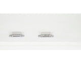 Shelves DKD Home Decor White Metal Mango wood 90 x 40 x 180 cm-4