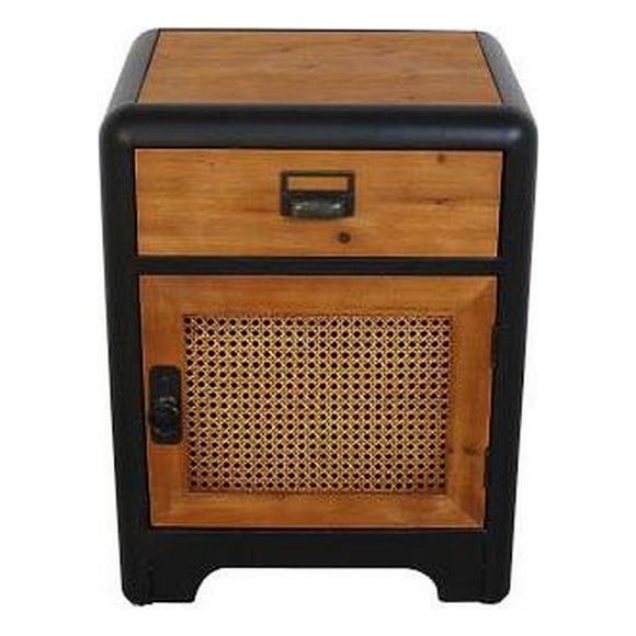 Nightstand DKD Home Decor Fir Metal (48 x 40 x 62 cm)-0