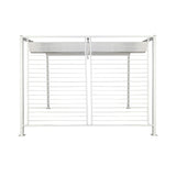 Pergola DKD Home Decor White 296 x 296 x 225 cm Steel-7