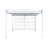 Pergola DKD Home Decor White 296 x 296 x 225 cm Steel-9