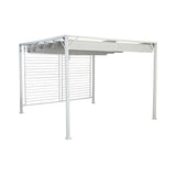 Pergola DKD Home Decor White 296 x 296 x 225 cm Steel-0