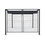 Pergola DKD Home Decor Grey 300 x 300 x 230 cm Steel-7