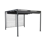 Pergola DKD Home Decor Grey 300 x 300 x 230 cm Steel-8