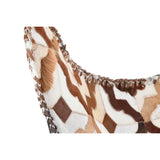 Armchair DKD Home Decor Brown White Iron 70 x 70 x 90 cm-3