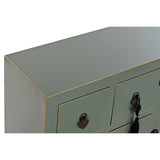 TV furniture DKD Home Decor White Black Green Golden Metal Fir MDF Wood 130 x 26 x 51 cm-6