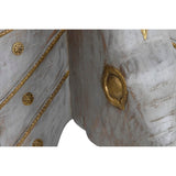 Console DKD Home Decor Elephant White Grey Golden Brass Mango wood 80 x 30 x 96 cm-4