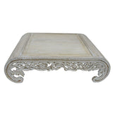 Side table DKD Home Decor White Wood Mango wood 121 x 83,80 x 35,50 cm 121 x 83,8 x 35,5 cm-1