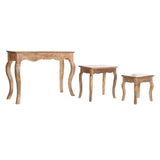 Console DKD Home Decor Brown Mango wood 106 x 36 x 76 cm (3 Pieces)-2