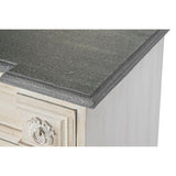 Chest of drawers DKD Home Decor 100 x 50 x 83,5 cm Grey Beige Dark grey Mango wood MDF Wood-4
