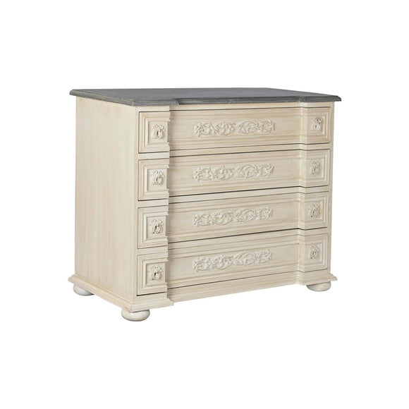 Chest of drawers DKD Home Decor 100 x 50 x 83,5 cm Grey Beige Dark grey Mango wood MDF Wood-0