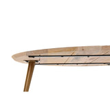 Centre Table DKD Home Decor Mango wood (90 x 90 x 45 cm)-2
