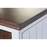 Sideboard DKD Home Decor White Dark brown Mango wood (180 x 46 x 83 cm)-8
