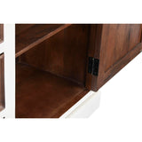 Sideboard DKD Home Decor White Dark brown Mango wood (180 x 46 x 83 cm)-4