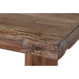 Dining Table DKD Home Decor Natural Wood Recycled Wood 180 x 90 x 76 cm-3