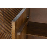 Sideboard DKD Home Decor Golden Dark brown Metal Mango wood 170 x 40 x 90 cm-5