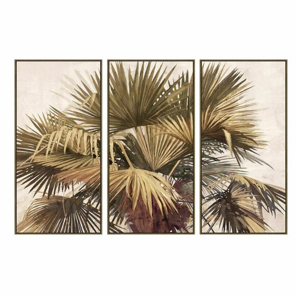 Canvas DKD Home Decor 180 x 4 x 120 cm Palms Tropical-0