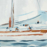 Canvas DKD Home Decor 90 x 3,5 x 120 cm 90 x 3,7 x 120 cm Yachts Mediterranean (2 Units)-2