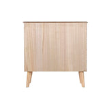 Chest of drawers DKD Home Decor Golden Light brown Paolownia wood MDF Wood Scandi 77 x 40 x 76 cm 75 x 40 x 76 cm-1