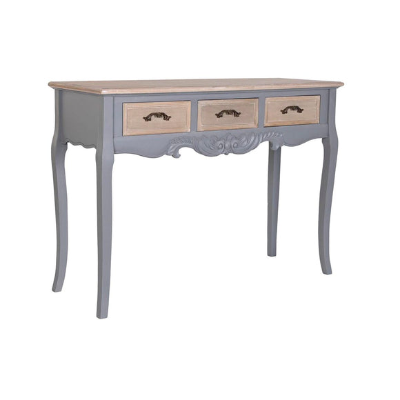 Console DKD Home Decor Grey Natural Paolownia wood MDF Wood 109.5 x 39 x 78.5 cm 109,5 x 39 x 78,5 cm-0