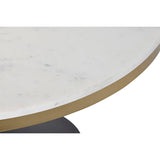Centre Table DKD Home Decor Metal Marble 76 x 76 x 39,5 cm-1