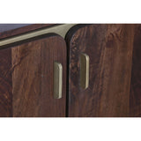 Sideboard DKD Home Decor Brown Steel Mango wood 160 x 40 x 81 cm-4