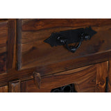 Sideboard DKD Home Decor Wood Metal Dark brown (90 x 40 x 90 cm)-6