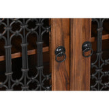 Sideboard DKD Home Decor Wood Metal Dark brown (90 x 40 x 90 cm)-4